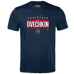 Alexander Ovechkin Washington Capitals Levelwear Youth NHL All-Time Leading Goal Scorer Milestone Stars Name & Number Little Richmond T-Shirt