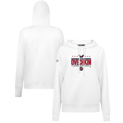 Alexander Ovechkin Washington Capitals Levelwear Women's NHL All-Time Leading Goal Scorer Milestone Stripes Name & Number Adorn Pullover Hoodie