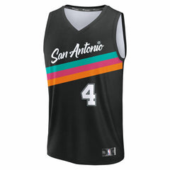 De'Aaron Fox San Antonio Spurs 2025/26 City Edition Fast Break Jersey - Black | Fanatics shop