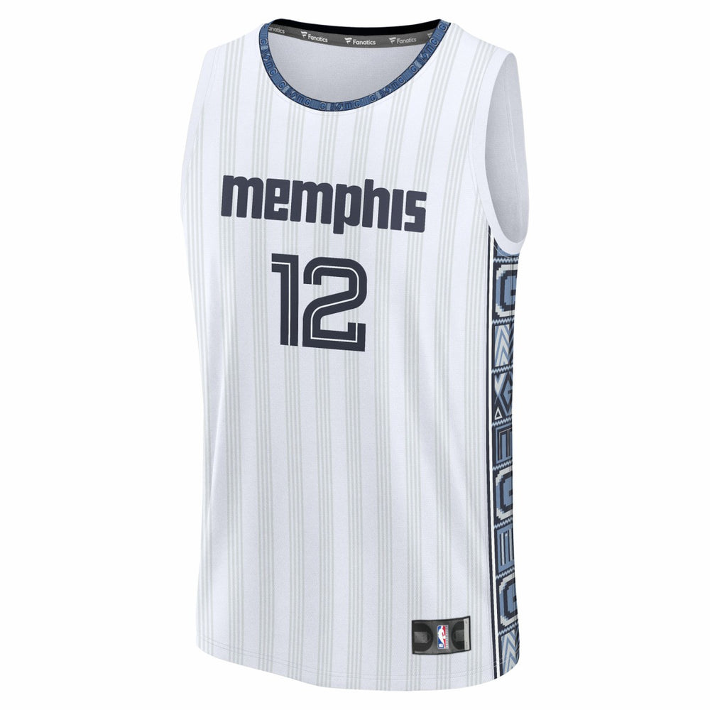 Ja Morant Memphis Grizzlies 2025/26 City Edition Fast Break Jersey - White | Fanatics online