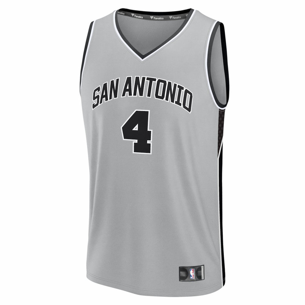 De'Aaron Fox San Antonio Spurs Fast Break Jersey - Statement Edition - Silver | Fanatics on sale
