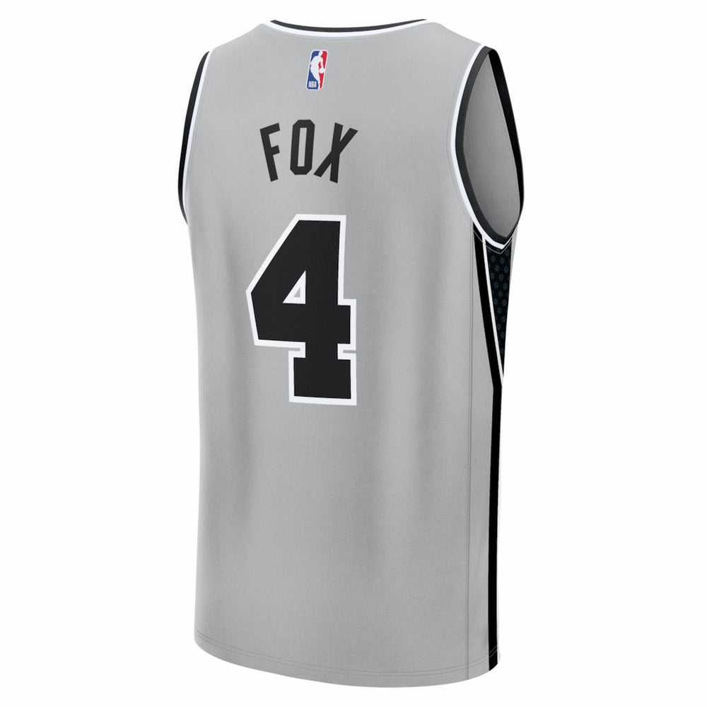 De'Aaron Fox San Antonio Spurs Fast Break Jersey - Statement Edition - Silver | Fanatics on sale