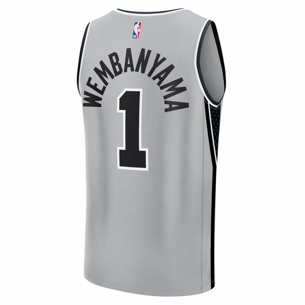 Victor Wembanyama San Antonio Spurs Fast Break Jersey - Statement Edition - Silver | Fanatics online