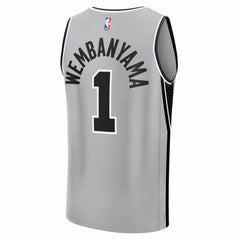 Victor Wembanyama San Antonio Spurs Fast Break Jersey - Statement Edition - Silver | Fanatics online