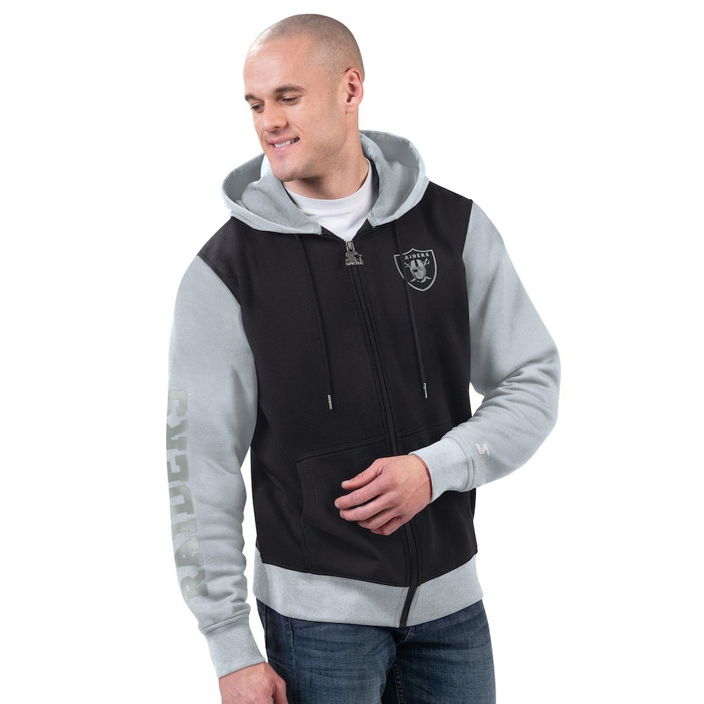 NFL Las Vegas Raiders Starter Thursday Night Gridiron Full-Zip Hoodie