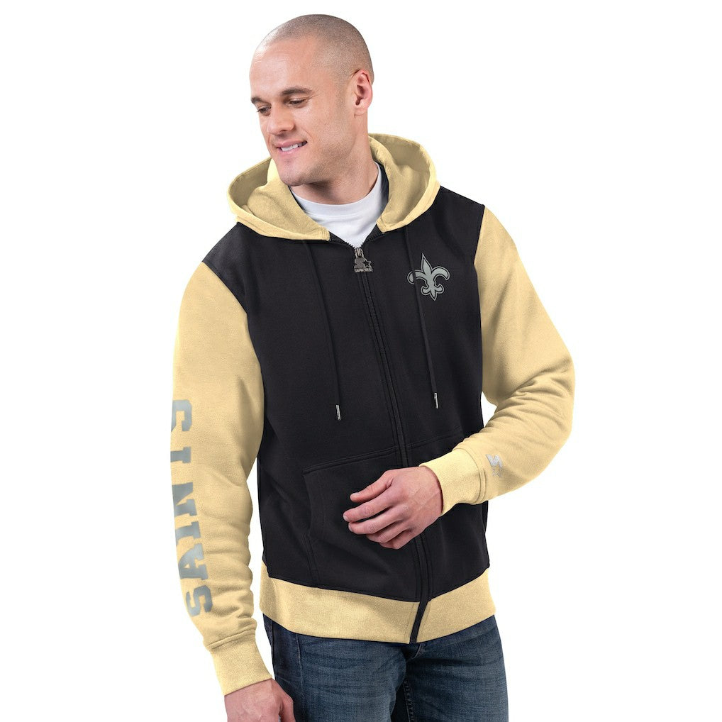 NFL New Orleans Saints Starter Thursday Night Gridiron Full-Zip Hoodie