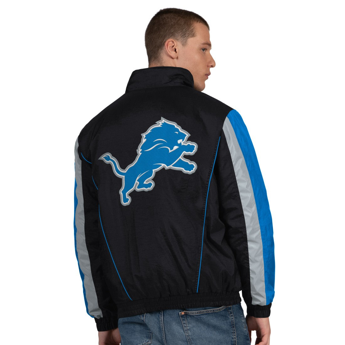 NFL Detroit Lions Starter Thursday Night Gridiron Half-Zip Jacket