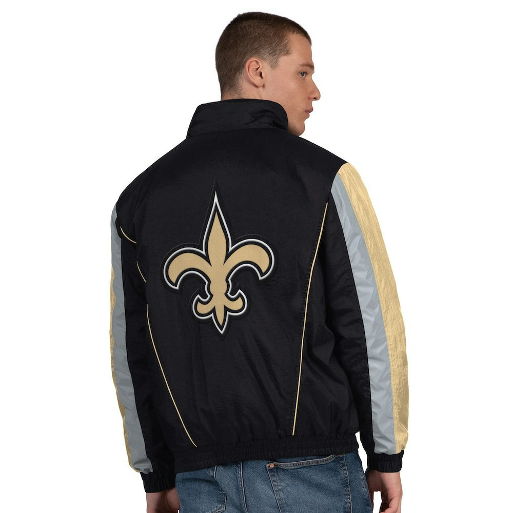 NFL New Orleans Saints Starter Thursday Night Gridiron Half-Zip Jacket