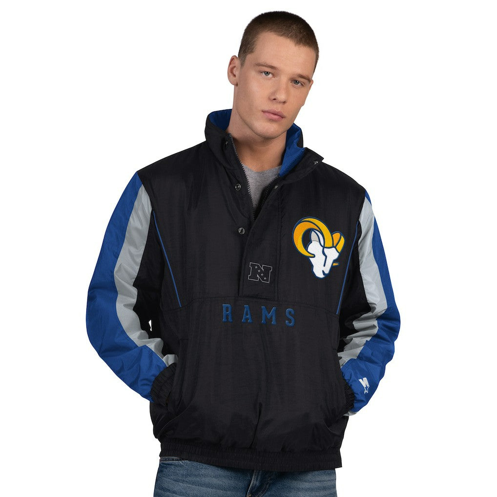 NFL Los Angeles Rams Starter Thursday Night Gridiron Half-Zip Jacket
