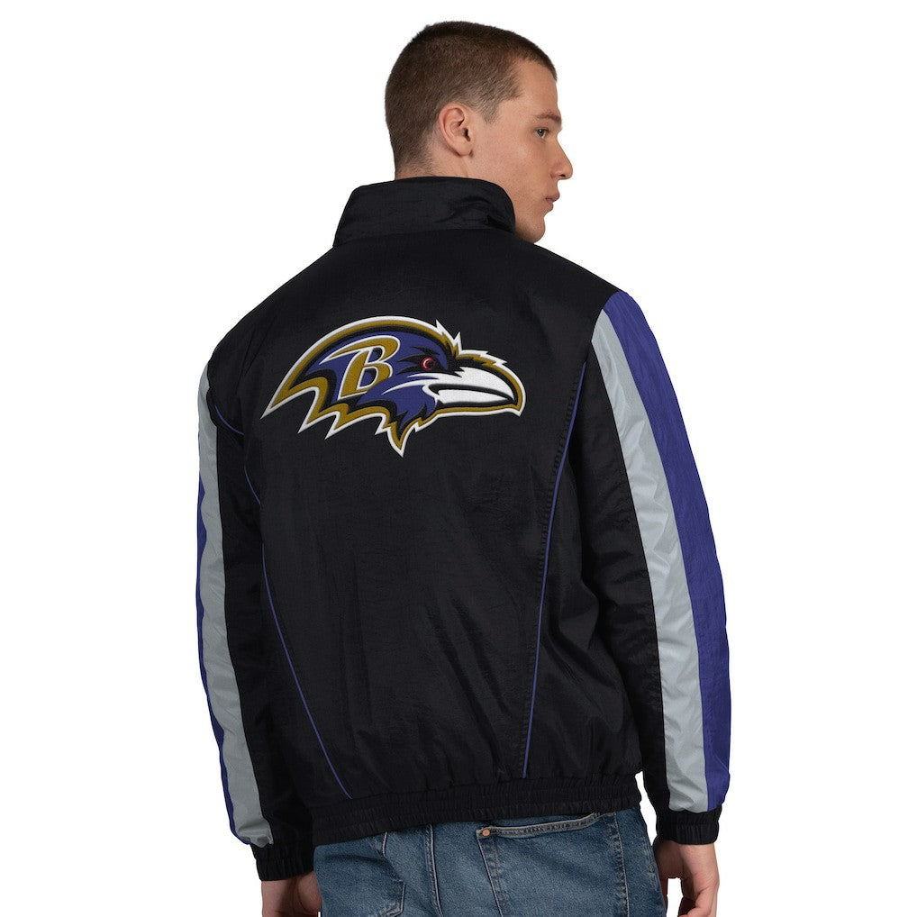 NFL Baltimore Ravens Starter Thursday Night Gridiron Half-Zip Jacket