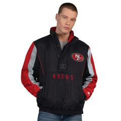 NFL San Francisco 49ers Starter Thursday Night Gridiron Half-Zip Jacket