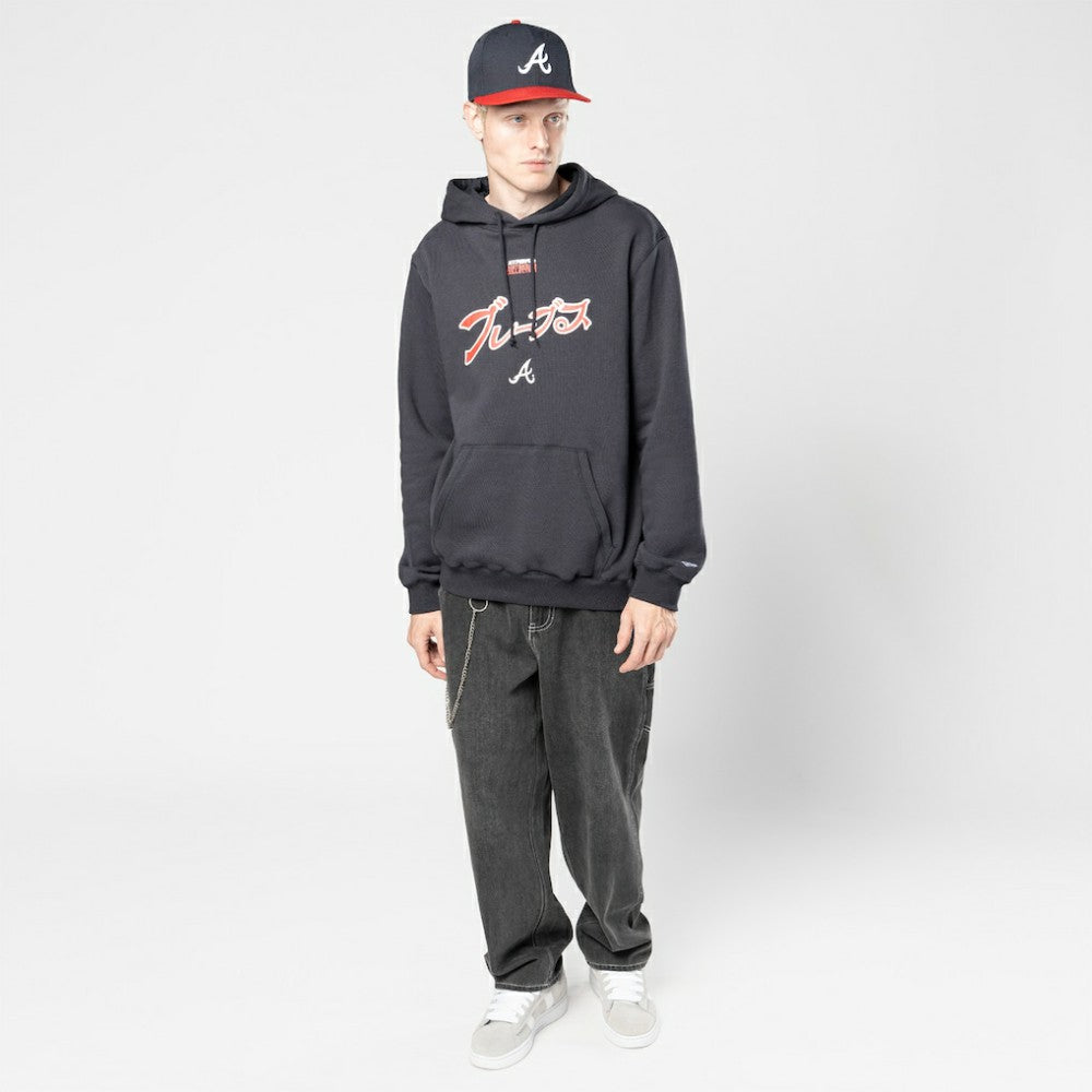 Atlanta Braves x Hyperfly Hoodie - Navy | New Era