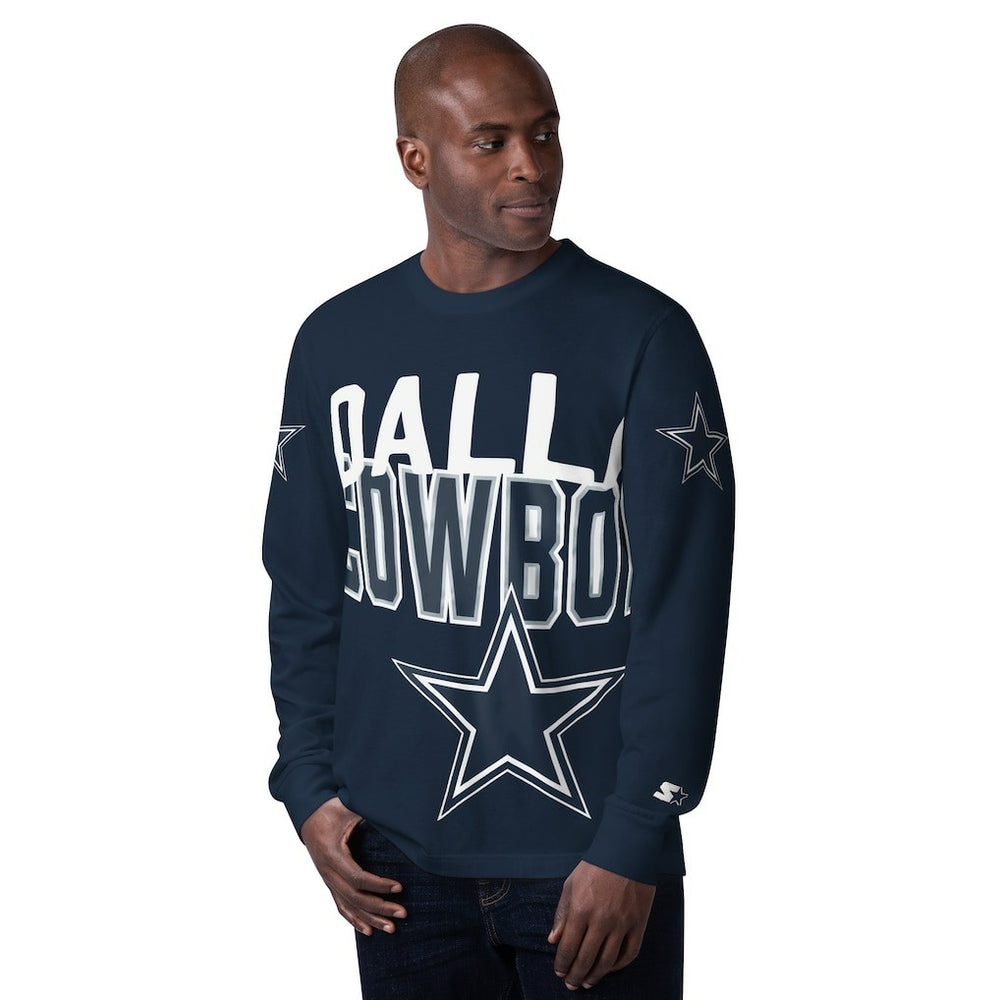 NFL Dallas Cowboys Starter Clutch Hit Long Sleeve T-Shirt