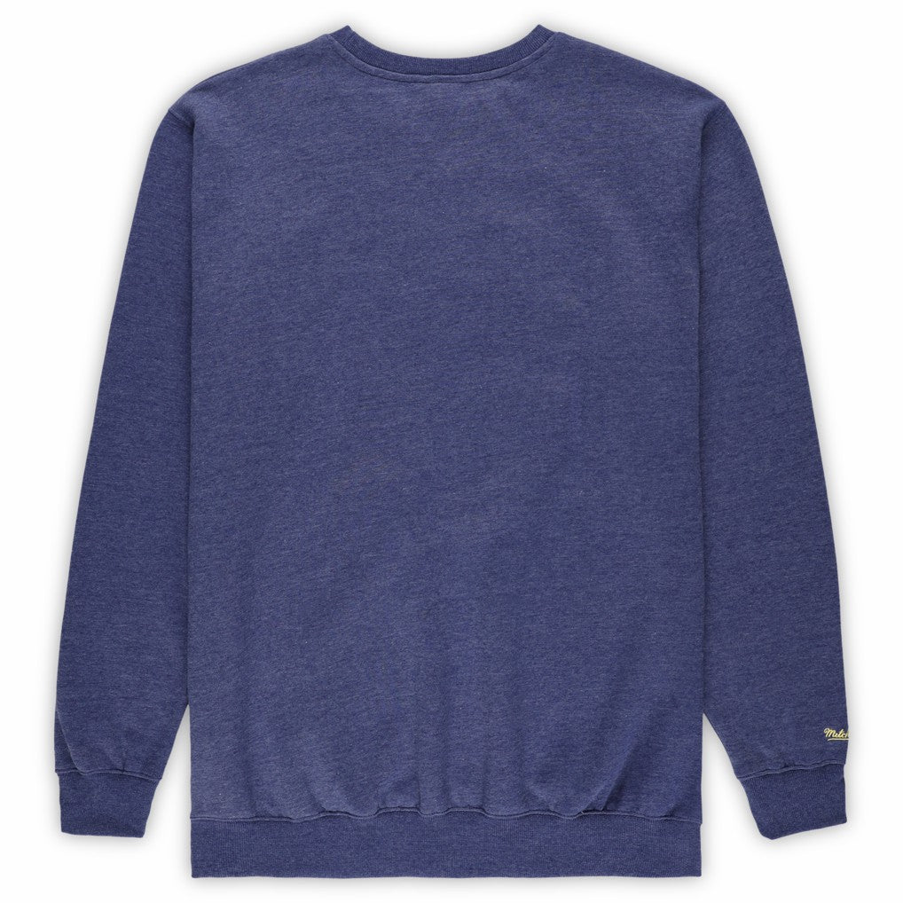 Golden State Warriors Hardwood Classics Big & Tall Crewneck Sweatshirt sale - Heather Royal | Mitchell & Ness cheap