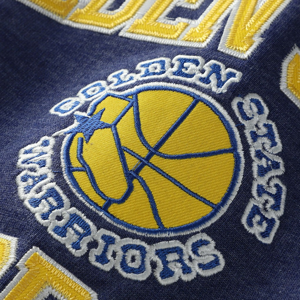 Golden State Warriors Hardwood Classics Big & Tall Crewneck Sweatshirt sale - Heather Royal | Mitchell & Ness cheap