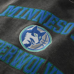 Minnesota Timberwolves Hardwood Classics Big & Tall Crewneck Sweatshirt - Heather Charcoal | Mitchell & Ness outlet