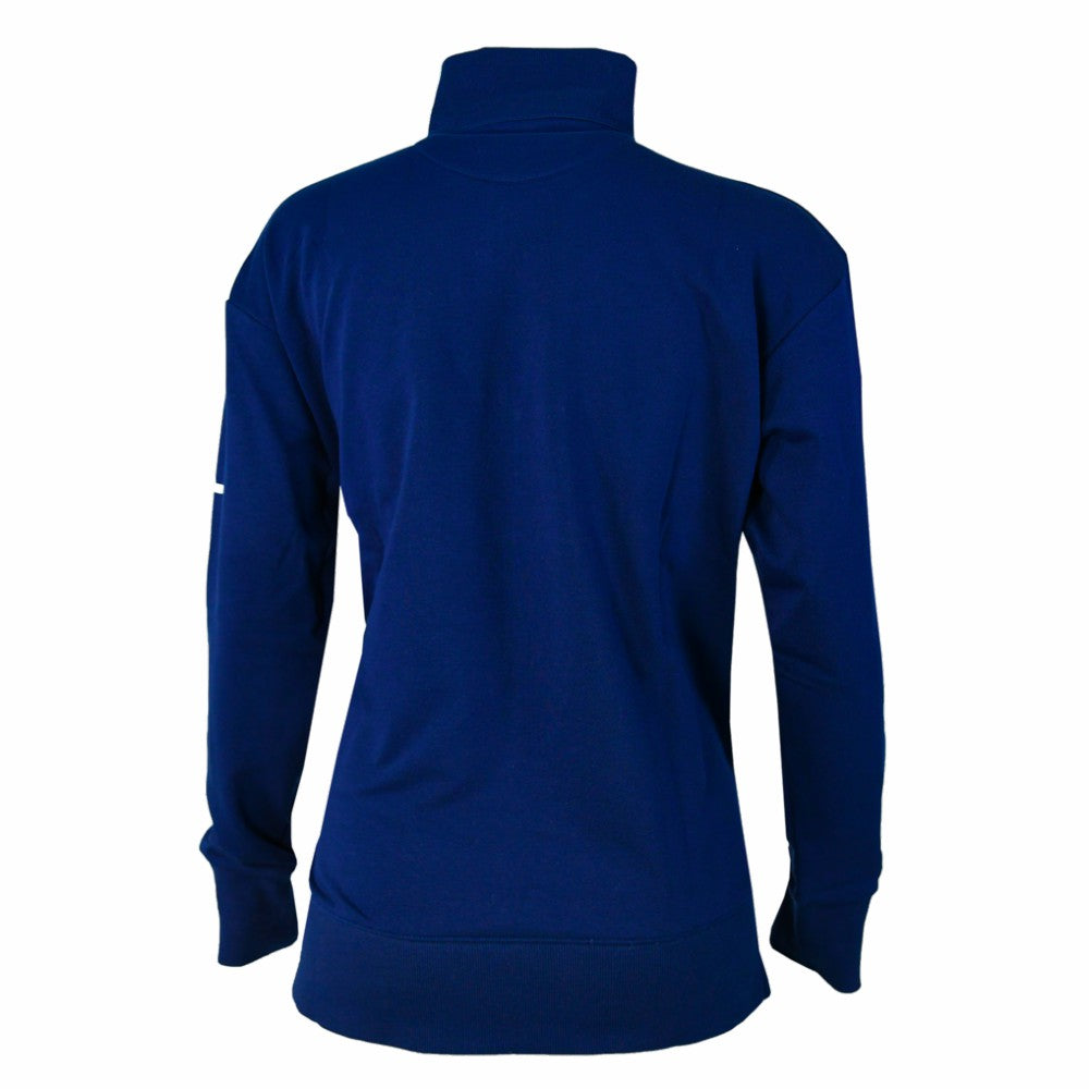 Atlanta Braves Women's Birchwood Hills Quarter-Zip Pullover - Navy | Columbia