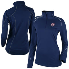 Washington Nationals Women's Shotgun 2.0 Quarter-Zip Pullover - Navy | Columbia