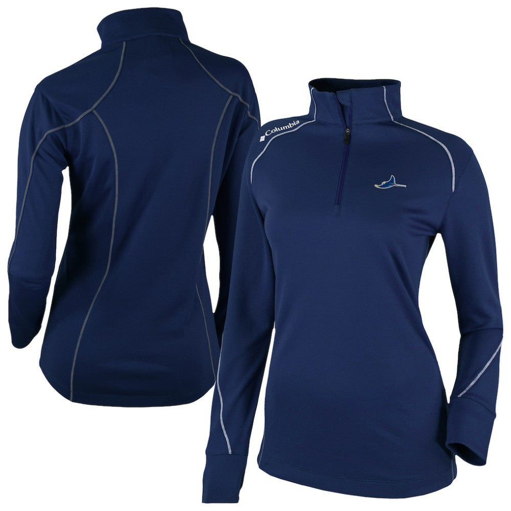 Tampa Bay Rays Women's Shotgun 2.0 Quarter-Zip Pullover - Navy | Columbia