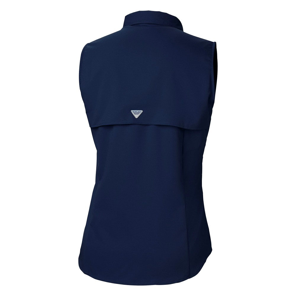 Cleveland Guardians Women's Tamiami Sleeveless Shirt - Navy | Columbia