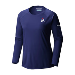 Minnesota Twins Tidal Tee II Long Sleeve T-Shirt - Navy | Columbia