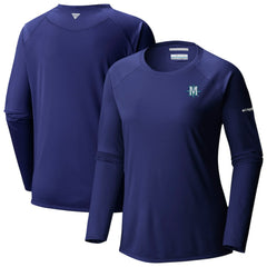 Seattle Mariners Tidal Tee II Long Sleeve T-Shirt - Navy | Columbia