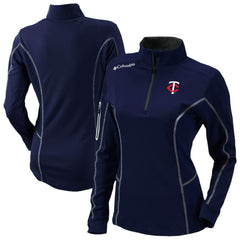 Minnesota Twins Shotgun Quarter-Zip Top - Navy | Columbia