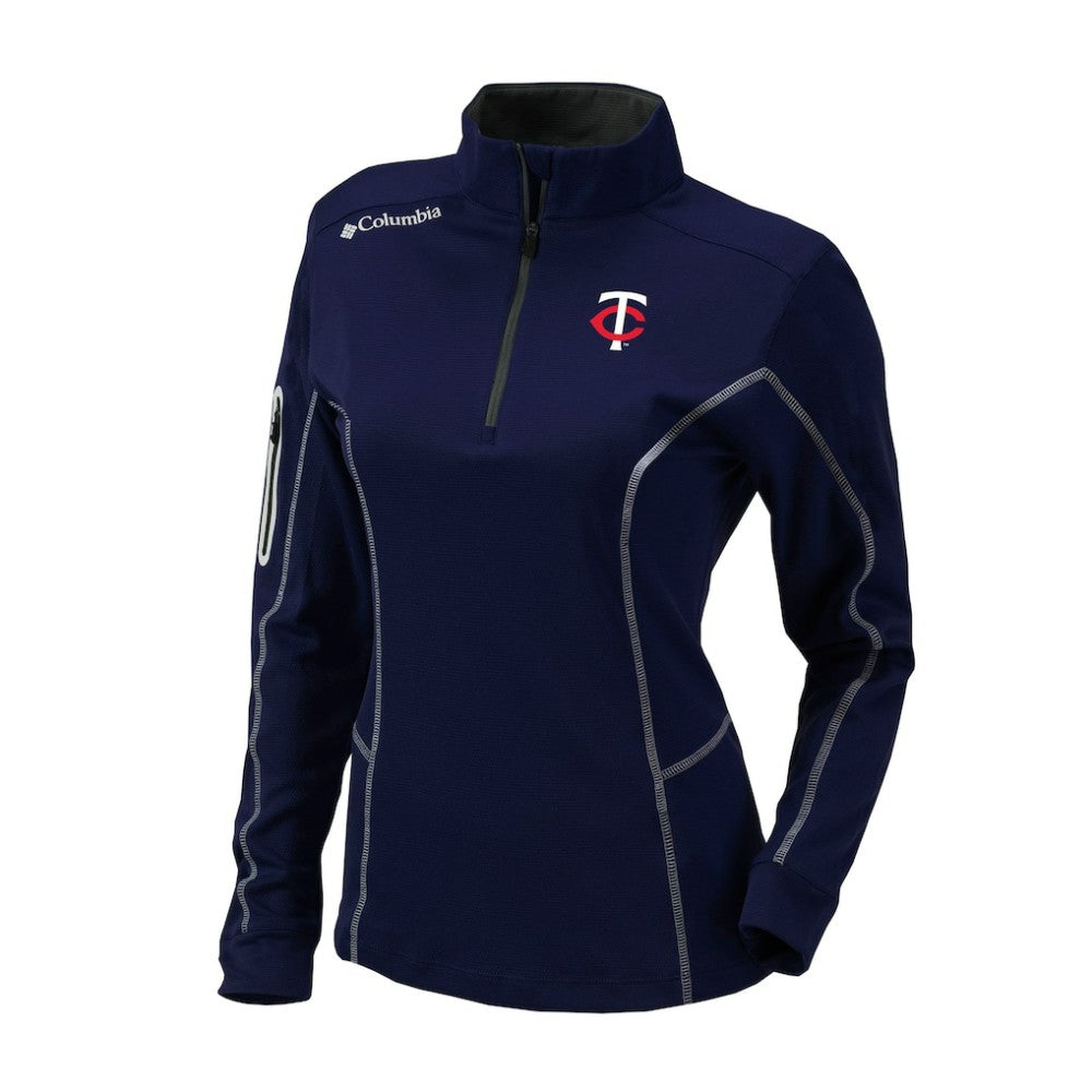 Minnesota Twins Shotgun Quarter-Zip Top - Navy | Columbia