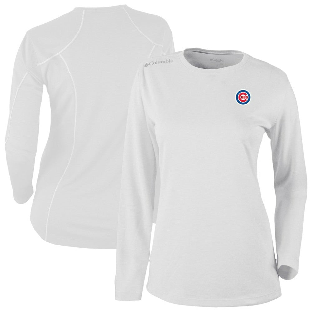 Chicago Cubs Shotgun Long Sleeve T-Shirt - White | Columbia