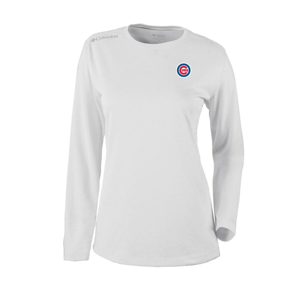 Chicago Cubs Shotgun Long Sleeve T-Shirt - White | Columbia
