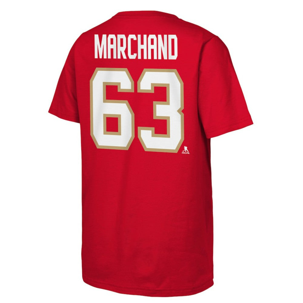 Brad Marchand Florida Panthers Youth Player Name & Number T-Shirt