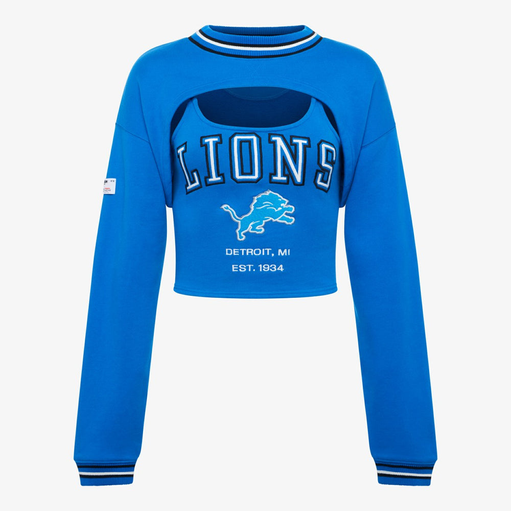 NFL Detroit Lions Off Season Women's Fleece Shrug Cami