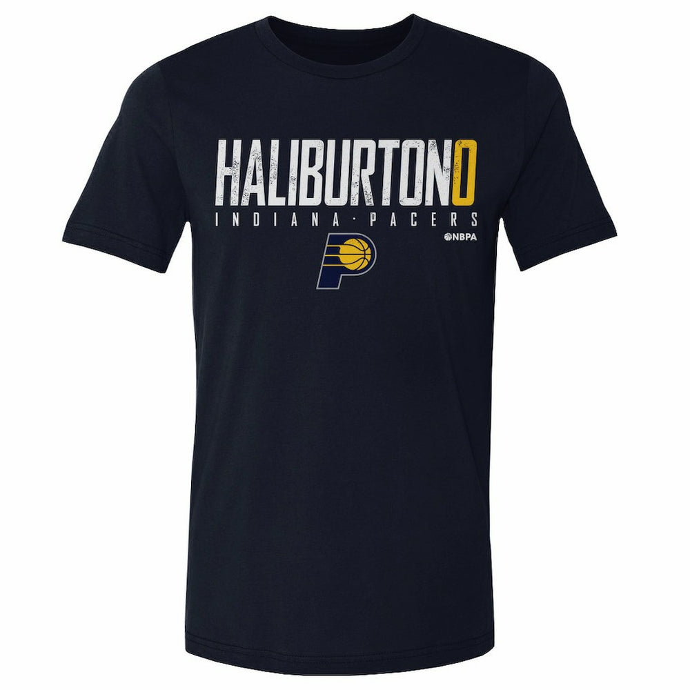 Tyrese Haliburton Indiana Pacers 500 Level Elite T-Shirt - Navy outlet