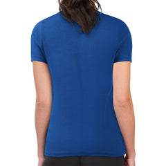 Chicago Cubs G-III 4Her by Carl Banks Women's Super-Slim Fit Lightweight Double Heart T-Shirt - Royal