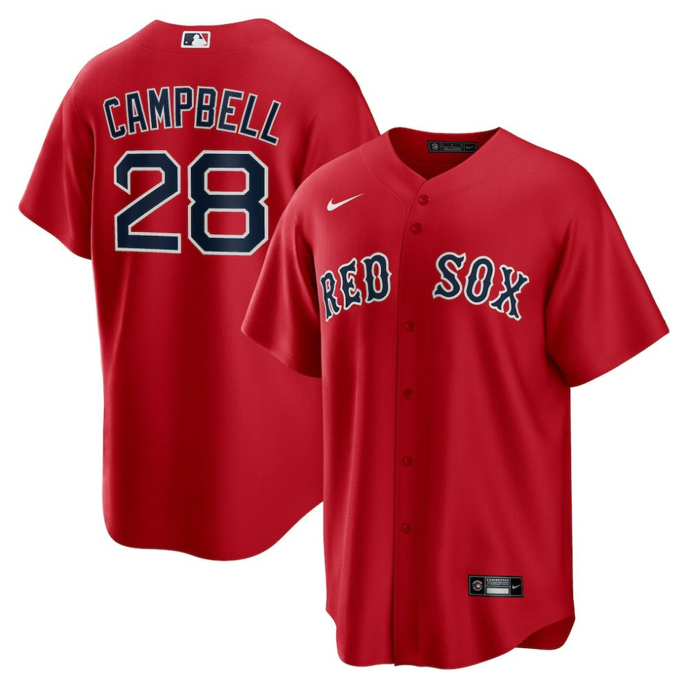 Kristian Campbell Boston Red Sox Alternate Replica Jersey - Red | Nike