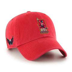 Alexander Ovechkin Washington Capitals '47 895 Most Goals of All Time Clean Up Adjustable Hat