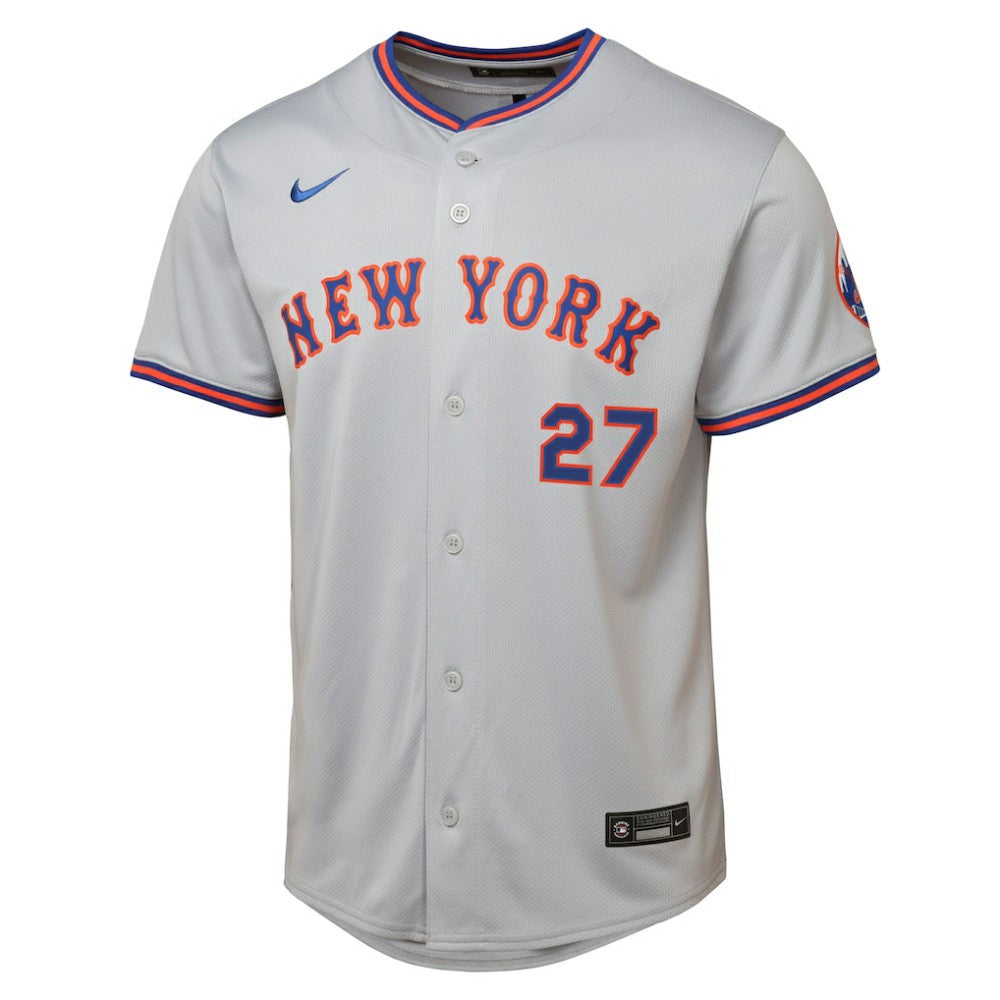 Mark Vientos New York Mets Youth Road Limited Jersey - Gray | Nike