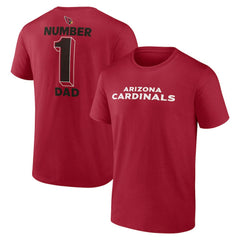 NFL Arizona Cardinals #1 Dad Jersey T-Shirt