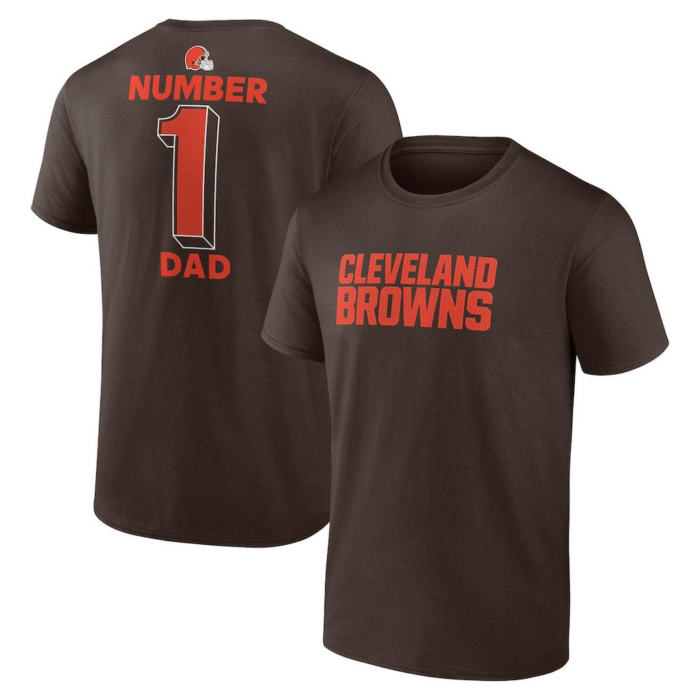 NFL Cleveland Browns #1 Dad Jersey T-Shirt