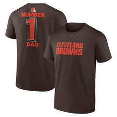 NFL Cleveland Browns #1 Dad Jersey T-Shirt