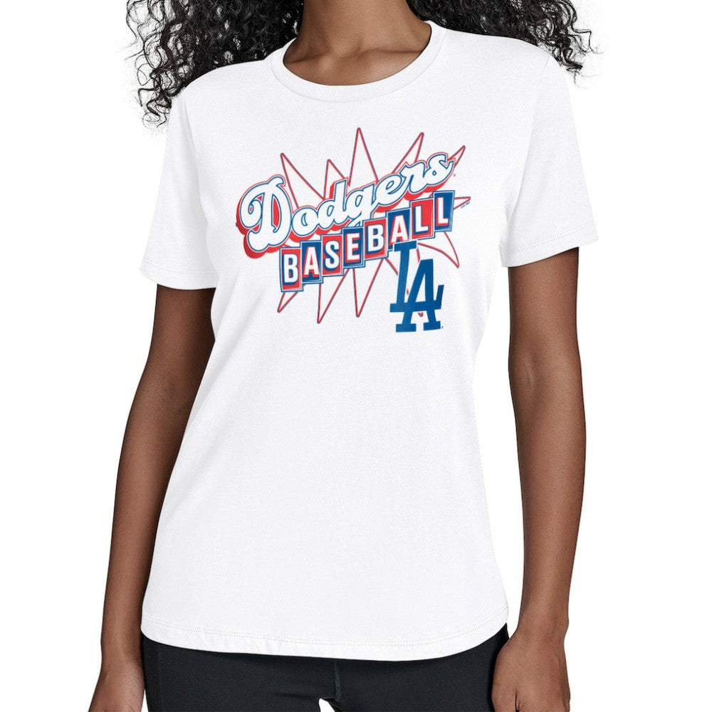 Los Angeles Dodgers Starter Women's Drive-In T-Shirt - White