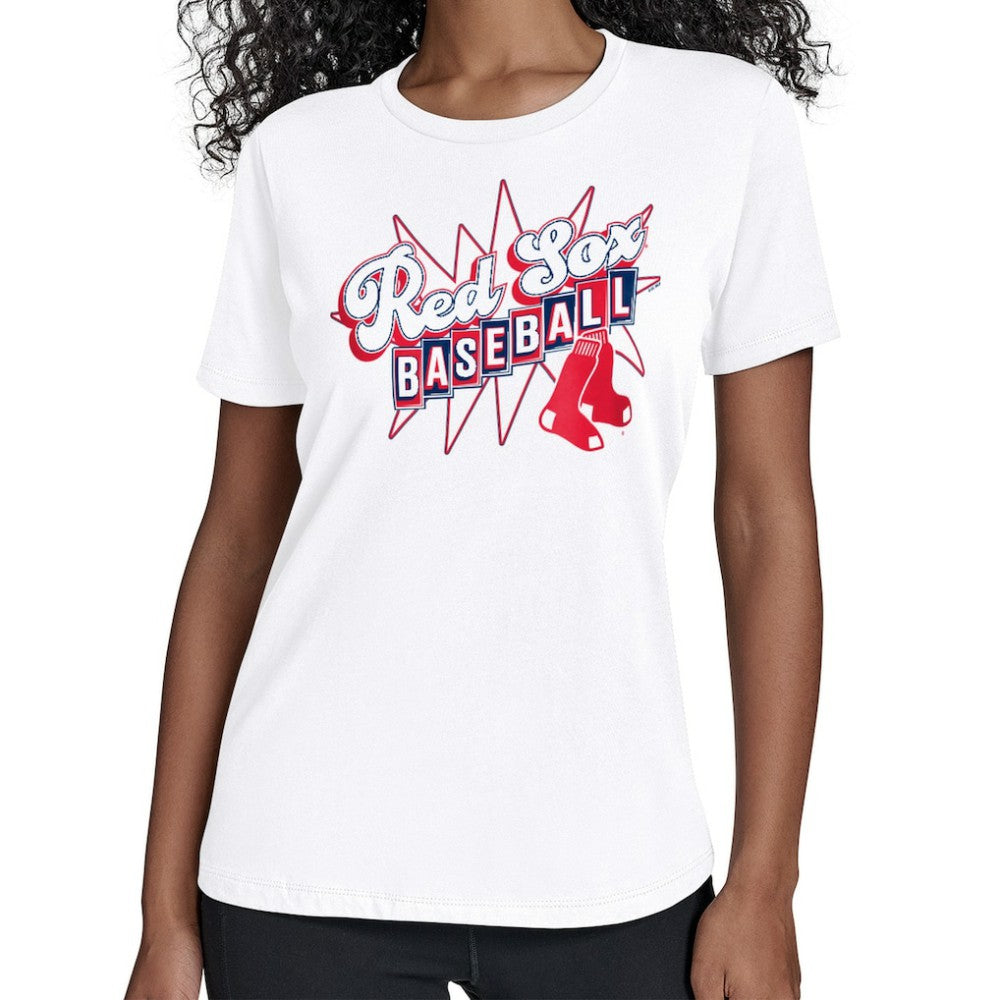 Boston Red Sox Starter Women's Drive-In T-Shirt - White