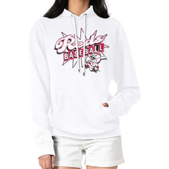Cincinnati Reds Starter Women's Drive-In Pullover Hoodie - White