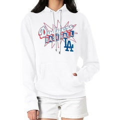 Los Angeles Dodgers Starter Women's Drive-In Pullover Hoodie - White