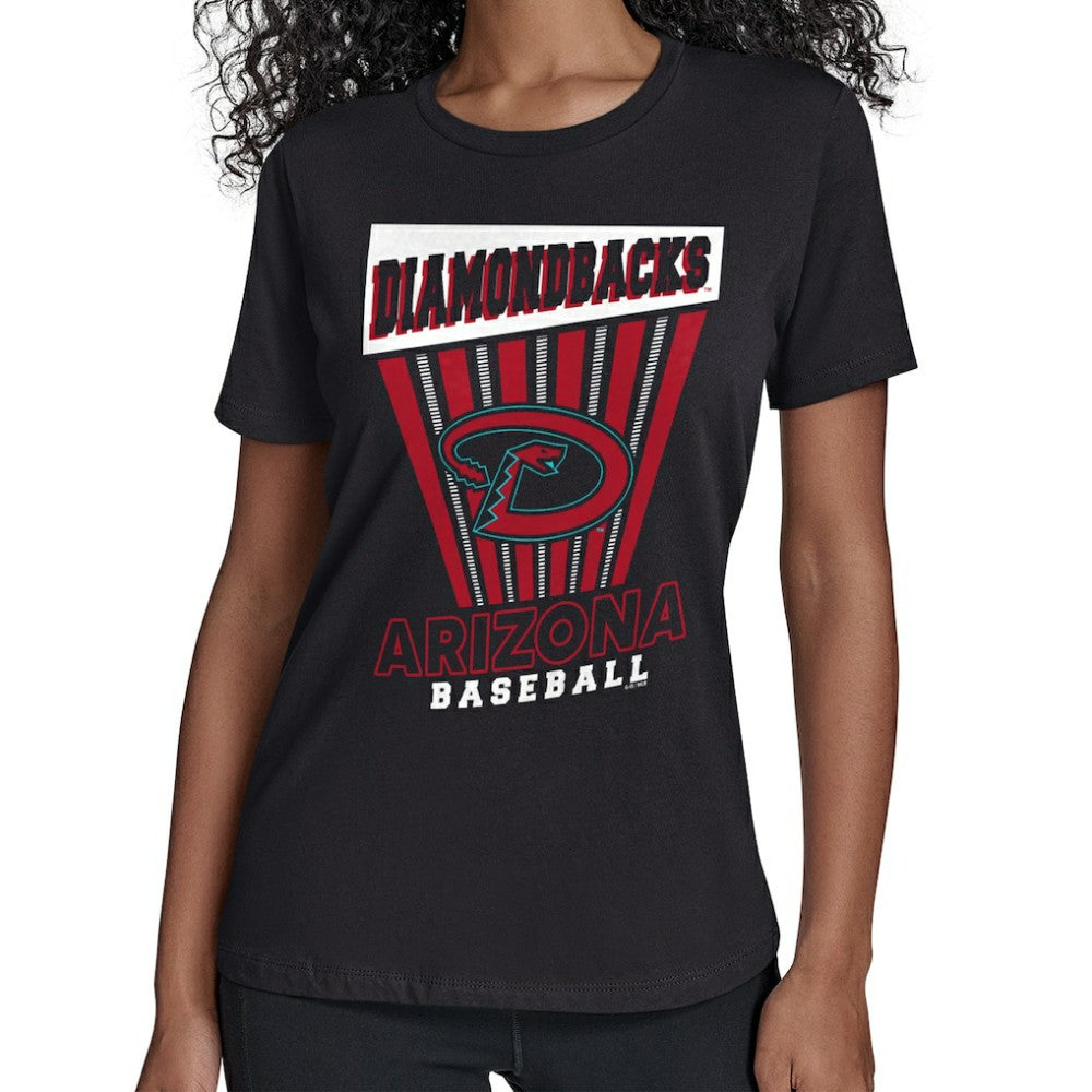 Arizona Diamondbacks Starter Women's Poster Print T-Shirt - Black
