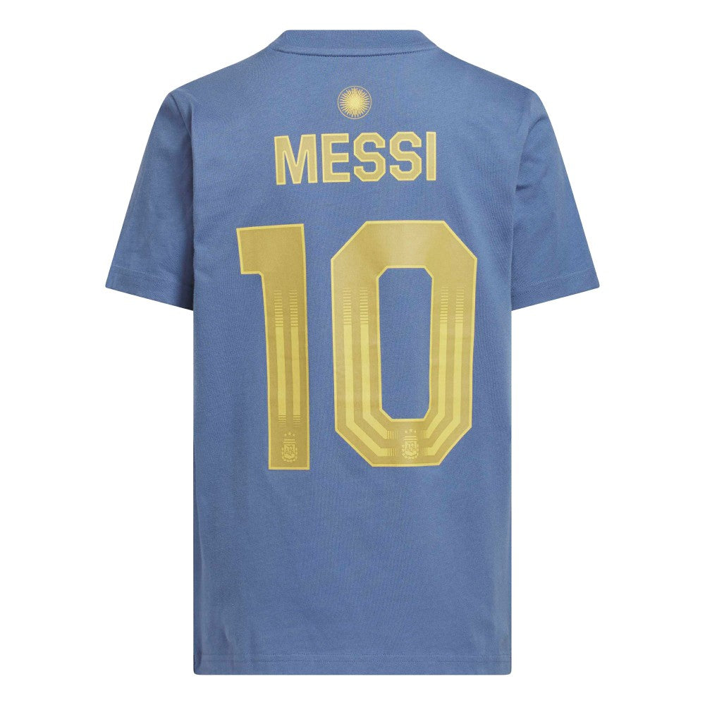 Lionel Messi Argentina National Team Youth Name & Number T-Shirt / Soccer For sale