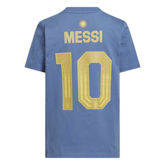Lionel Messi Argentina National Team Youth Name & Number T-Shirt / Soccer For sale