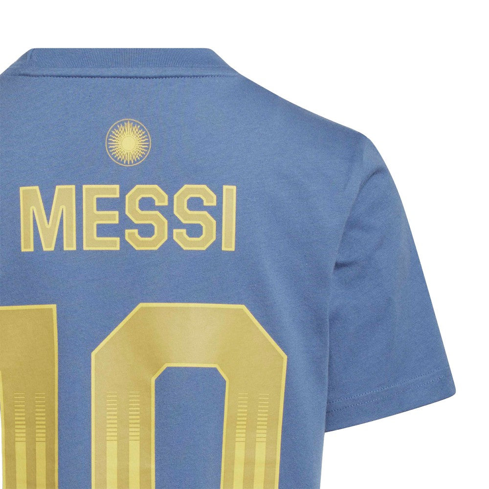 Lionel Messi Argentina National Team Youth Name & Number T-Shirt / Soccer For sale