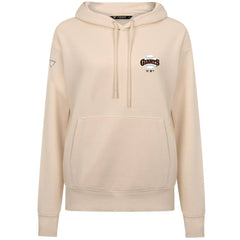 San Francisco Giants Levelwear Women's Cooperstown Collection Adorn Core Logo Pullover Hoodie - Khaki