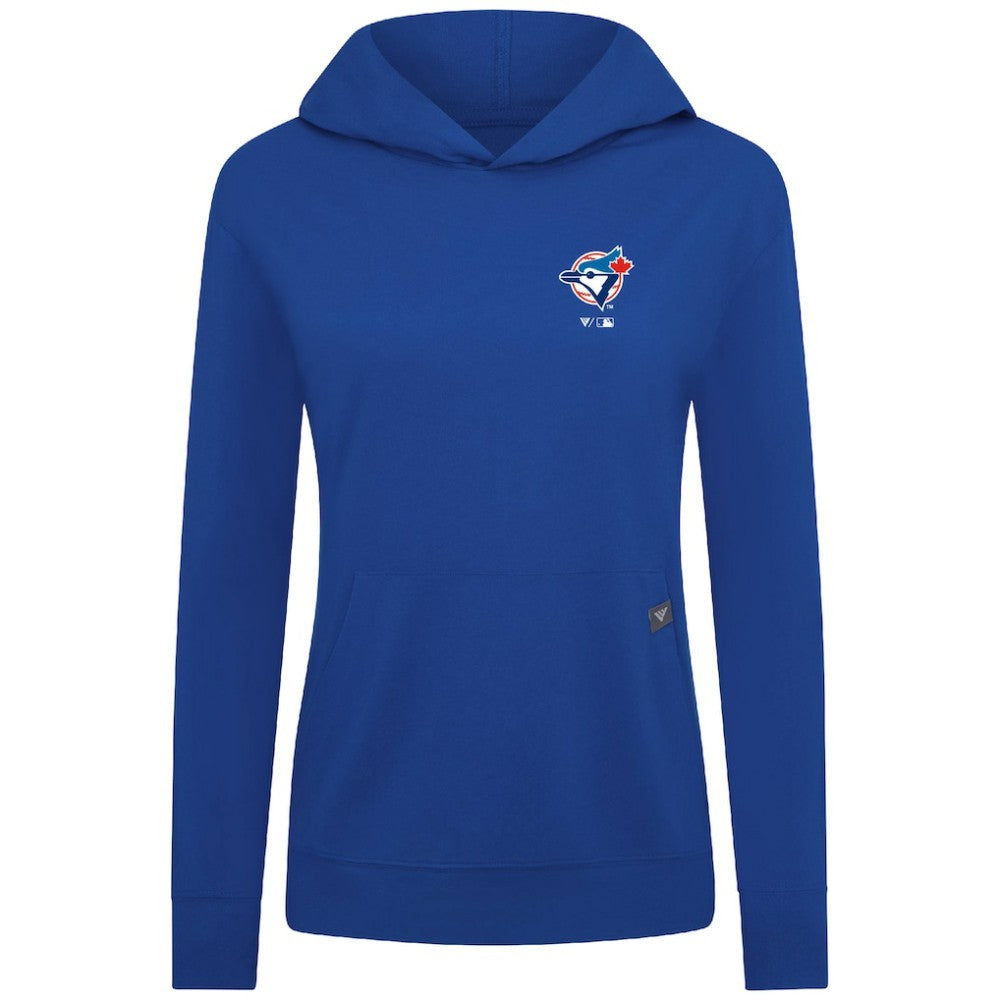 Toronto Blue Jays Levelwear Women's Cooperstown Collection Relay Core Logo Pullover Hoodie - Royal